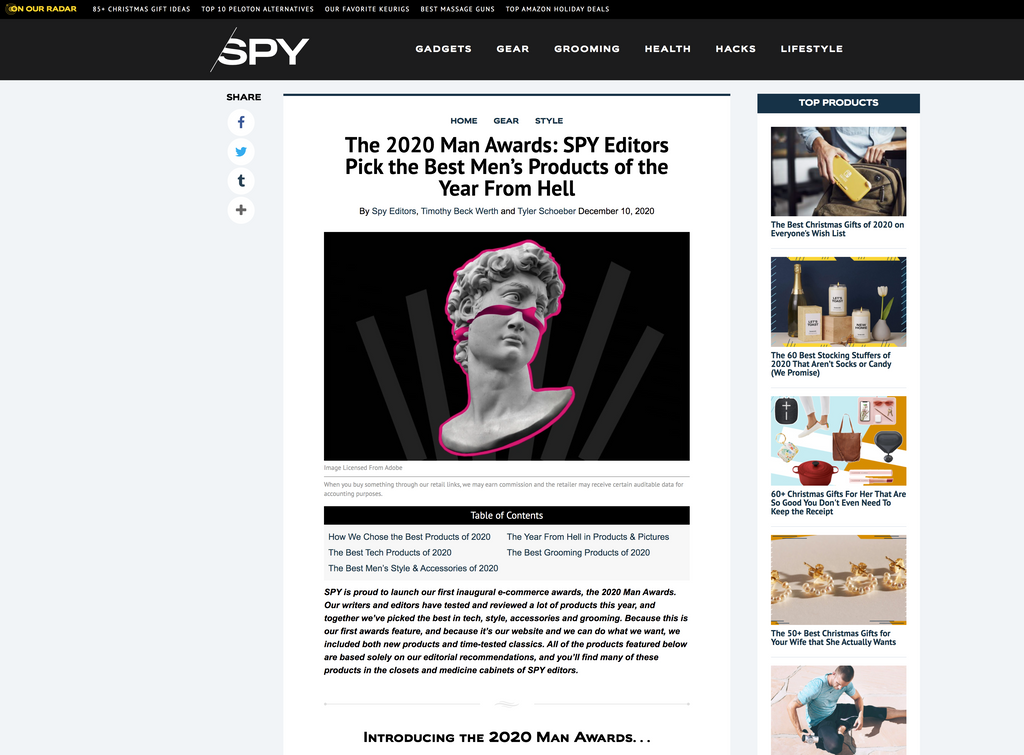 Spy Award (Dec 2020)