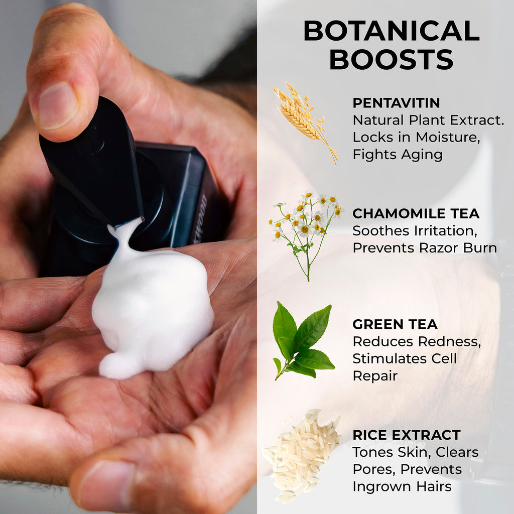 BioNutrient 2-in-1 Shave Foam + Face Wash
